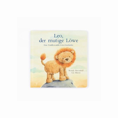 Jellycat Leo, Der Mutige Lowe Buch and Fuddlewuddle Leeuw Medium | CZ5348612